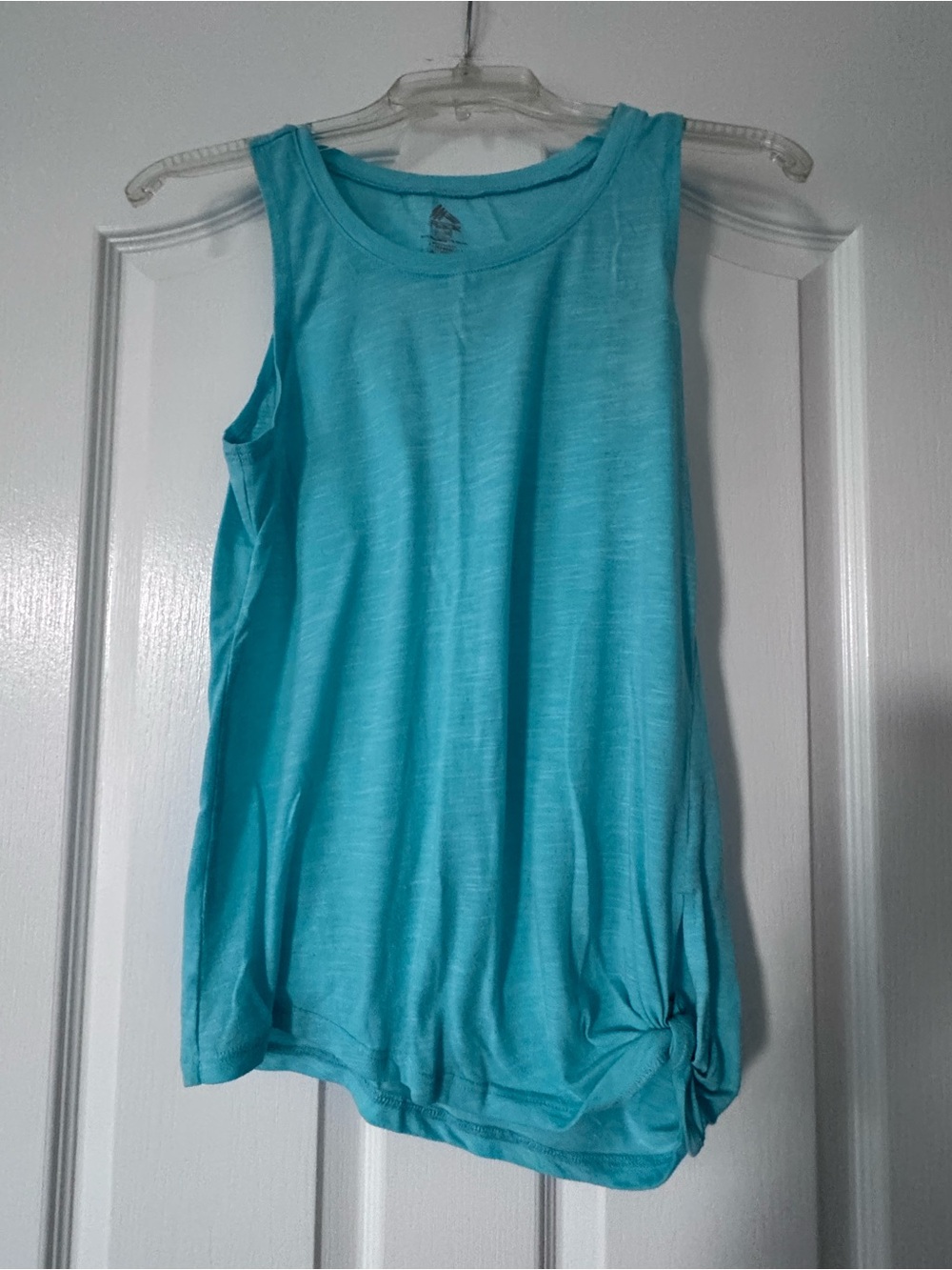 RBX Women’s Teal Tie Hem Workout Yoga Tank Top Size Small